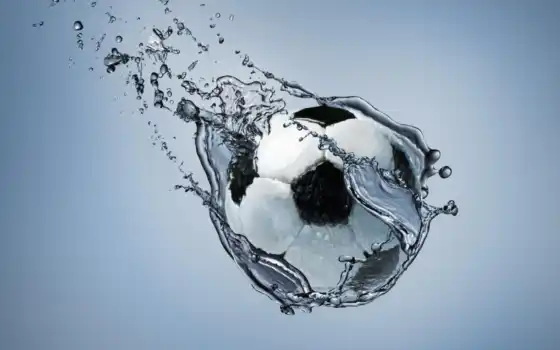 футбол, вода