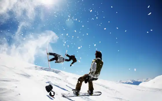 сноуборд, сноуборд, горы, снег, спорт, спортивные, спортивные, спортивные, зимние, горы,