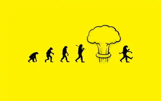 эволюция, ядерный, взрыв, человек, funny, мутация, evolutions, background, bomb, 