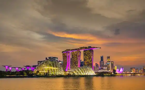 bay, singapore, ipad, мини, город, марина, garden, песок, architecture, природа, свет