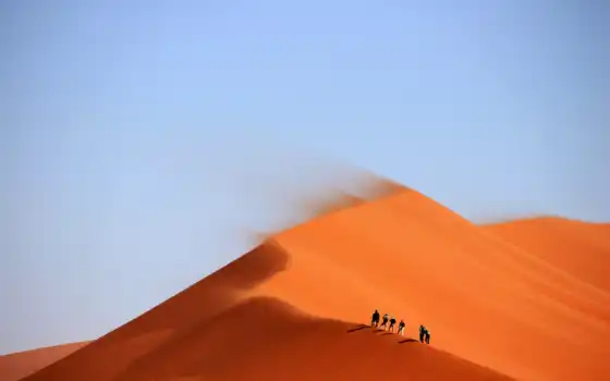 пустыня, горячее, песок, домен, на публике, дюн, низкий климат, синий, черный
