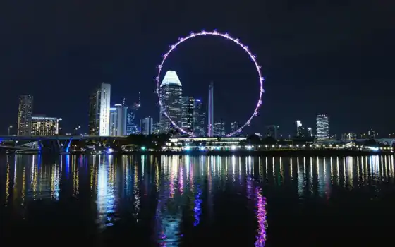 сингапур, северное, колесо, город, постройка, поезд, фото, фото, обозревание, отель, архив