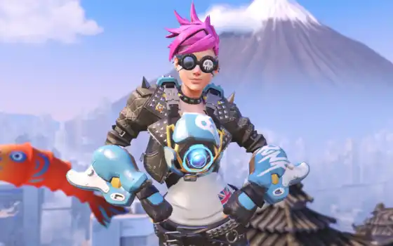 overwatch, tracer, blizzard, skin, olympics, new,