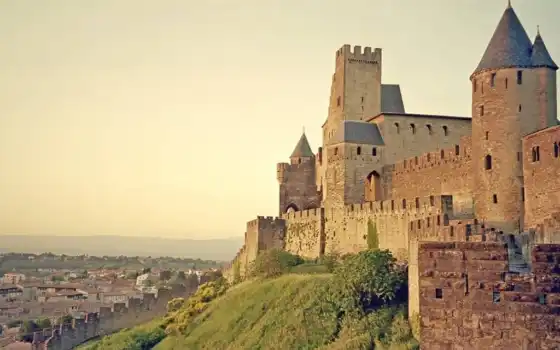 mundo, carcassonne, город, fortify