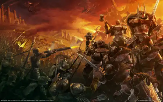 warhammer, chaos, mark, fantasy, герои, битва, you, драконы, dark, total, games, warriors, war, 