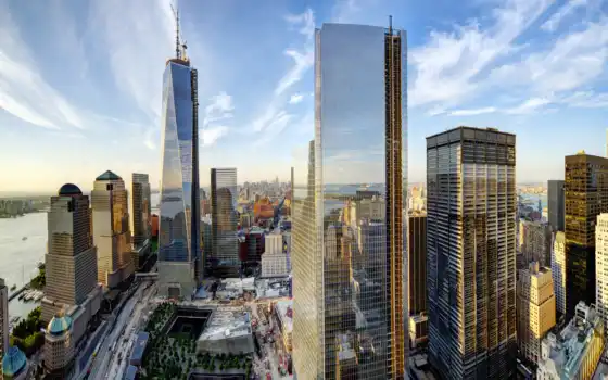 new, york, нью, сша, небоскребы, nyc, город, здания, usa, 