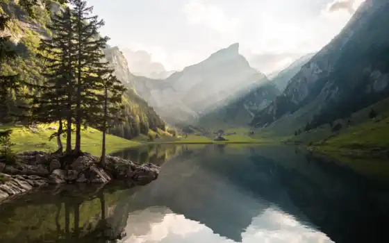 швейцарский, природа, гларус