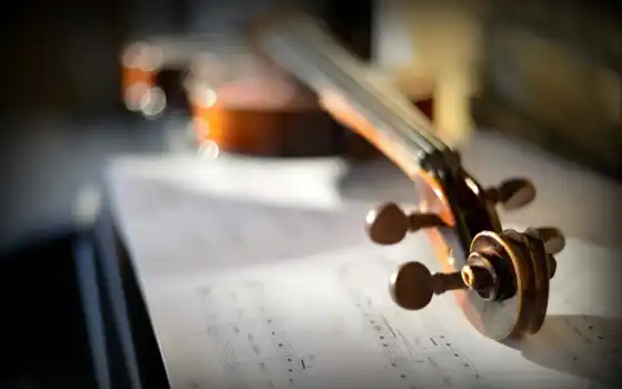 музыка, виолончель, скрипка, нота