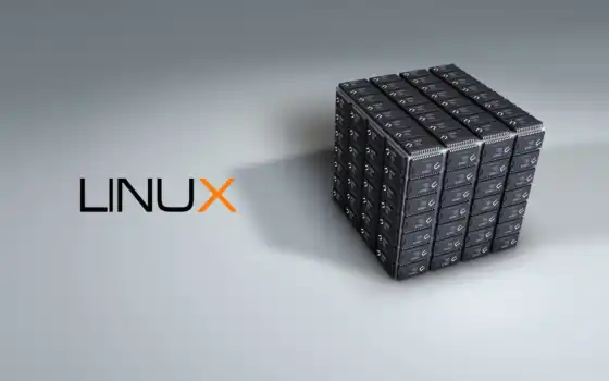 linux, куб, технология, чип