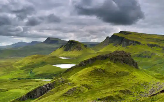 пейзаж, вибра, шотландия, фото, достопримечательность, холм, сикон, контур