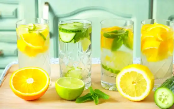 water, lemon, утро, похудение, glass, напиток