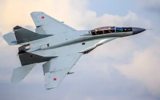 истребитель, МиГ-35, полет,небо