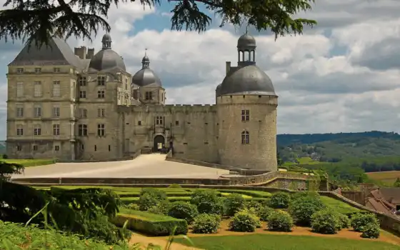 hautefort, франция, chateau, castle