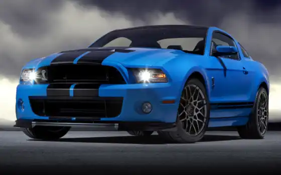 ford, mustang, blue, shelby, outbi,