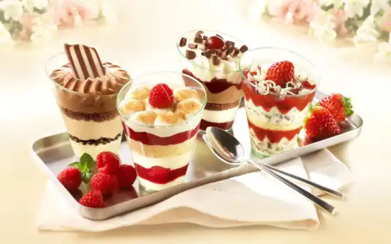 десерт, мороженое, еда, малина, десерты, сладкое, pack, 