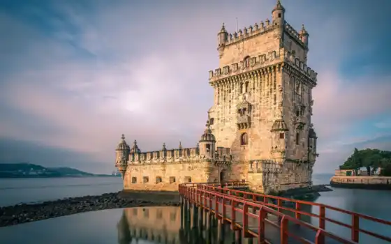башня, lisbon, экскурсия, замок, russian, португалия, язык, город, slide, belém