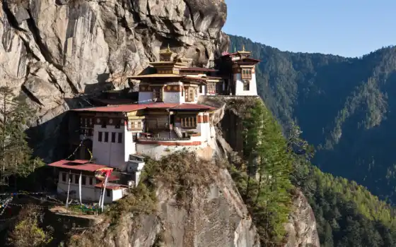 гора, обитель, tibet