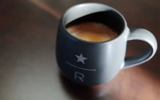 кофе, чашка, круг