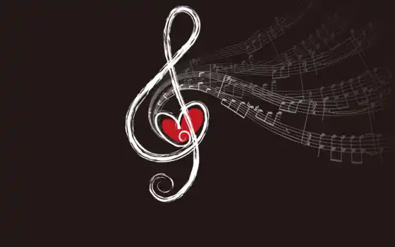 wallpapers, wallpaper, hd, music, love, sheet, background, heart, sevgi, clef, notes, 