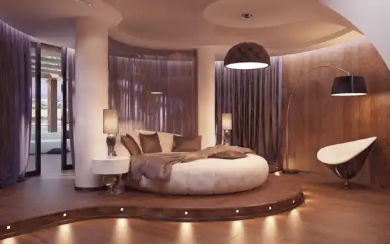 bedroom, bed, futuristic, modern, round, ديكورات, design, great, phòng, via, ideas, ngủ, ремонт, 
