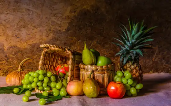 fruta, bodegon, бесплатные, fonwall, плод, конус, яблоко
