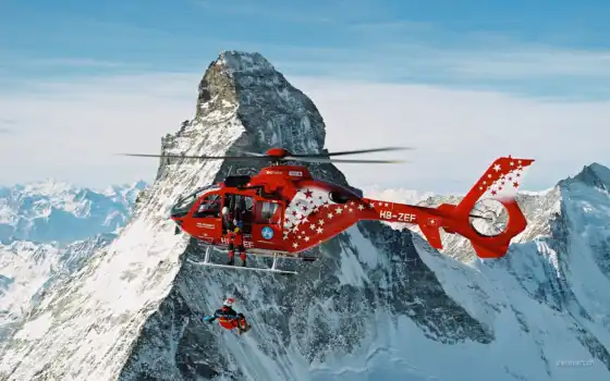 zermatt, air, hamilton, airbus, горнолыжный, горнолыжный, вертолет, рота,