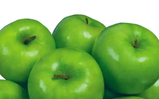 яблоко, зеленое, яблоки,
