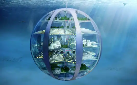 будущее, город, город, подводный, будет, ядекс, архитектура, лет,