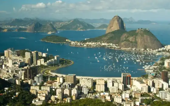 brazilian, bay, landmark, город, sardá, рио