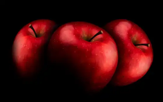 плод, яблоко, красное, блюдо, витамин, есть, рак