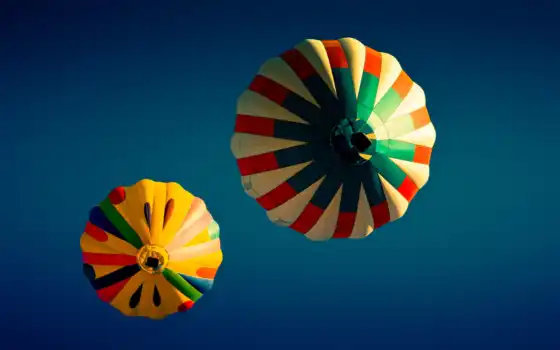 воздух, небо, горячее, шарик, шарик, воздушный шар, воздушный шар, самолет, самолет,