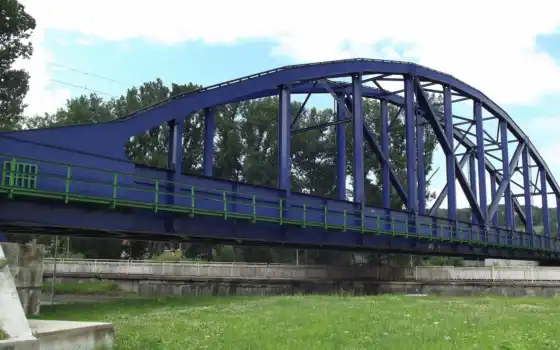 мост, сплошной, truss