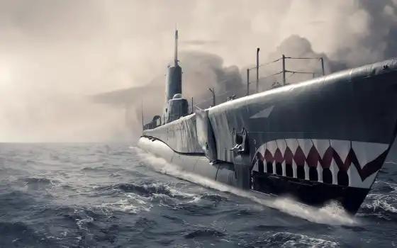 подводная лодка, подводная лодка,