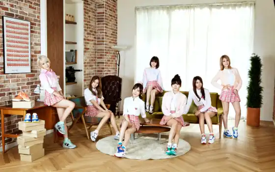 aoa, miniskirt, sbenu, groups, released, new, their, group, members, ace,
