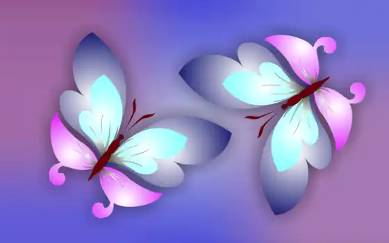 бабочки, butterflies, бабочка, flowers, фиолетовые, абстракция, fone, фон, надписями, 