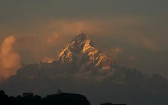 горы, гималаи, горный, аннапурна, массив, непал, 