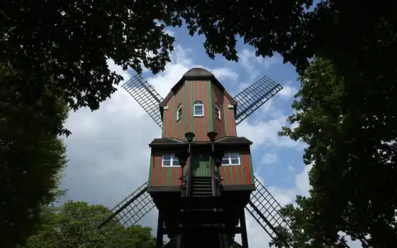 mill, gallery, ветер