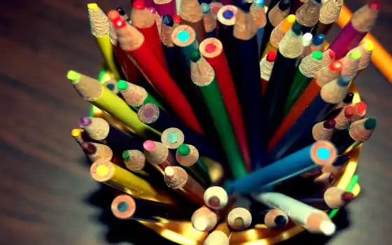 pencil, multicolored