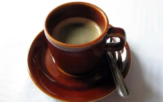 cup, coffee, браун