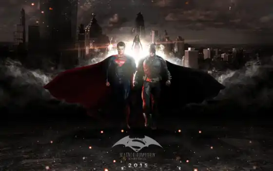 батман, супермен, справедливость, рассвет, часть, свободная,