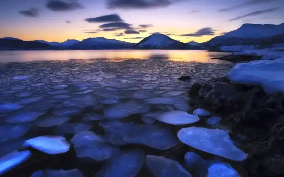 , лед, Норвегия, 