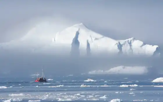 океан, арктика, айсберг