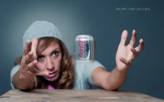 кока-кола, жажда, реклама, вода, 