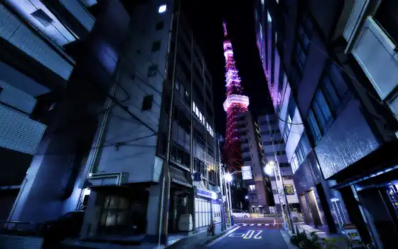 tokyo, башня, desktop, япония, улица, free, 