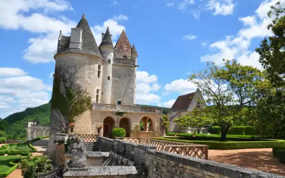 castle, puzzle, lomovolga, french, online, views, франция, 
