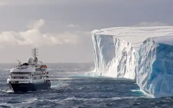 антарктида, айсберг, фанкарт