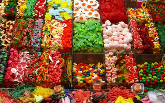 сладости, сладости, вкусы, многие, прилавок, рынок, много, сколько, сколько, короче, конфеты, разные, кило, скажем,ı, лоха, витрина,