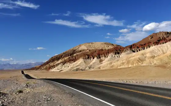 desierto, carretera, del, paisajes, pantalla,loves, carreteras, naturaleza,loveo, través,
