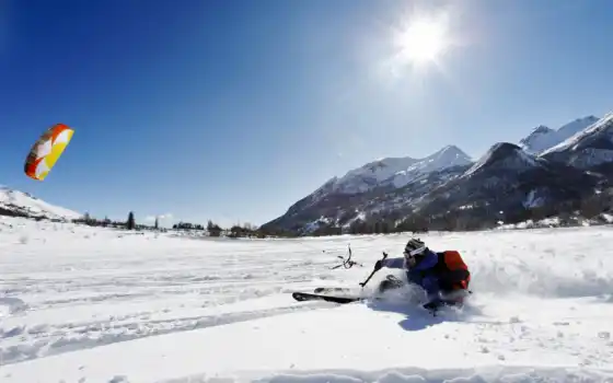 зима, спортивные, холодные, спортивные, лыжные