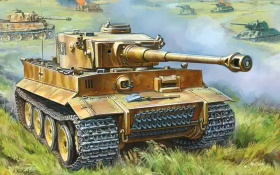танк, тигр, german, heavy
